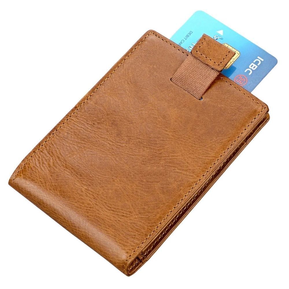 Mens Slim Wallet with Money Clip RFID Blocking Bifold Credit Card Holder Case US